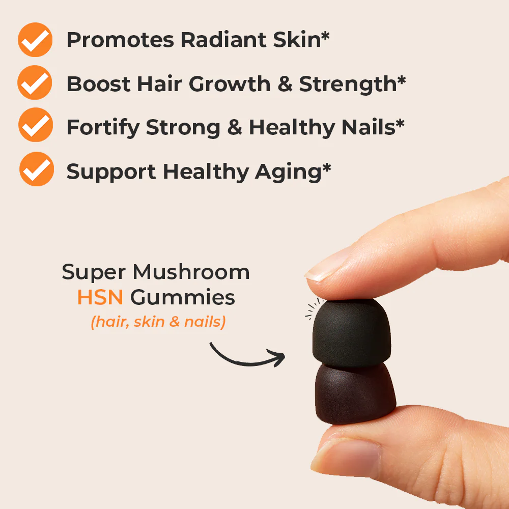 FREE Super Mushroom HSN Gummies (Hair. Skin. Nails) - Image 3